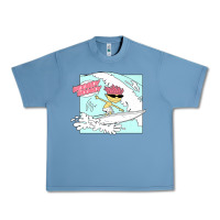 Pebble Blue Rocket Power Otto Woogidy Woogidy Surfs Up Urban Heavy Tee - tuanDangUi