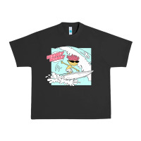 Pigment Black Rocket Power Otto Woogidy Woogidy Surfs Up Urban Heavy Tee - tuanDangUi