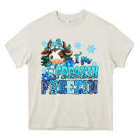 Cream I'm freakin freezin Heavy Core Tee - MaliasSmallBusiness