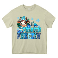 Mossy I'm freakin freezin Heavy Core Tee - MaliasSmallBusiness