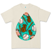 Bone baseball and western roses teardrop  5 Premium Tee - BundleAndBundleShop