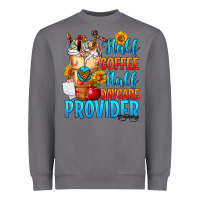 Storm Half coffee half daycare provider Heavyweight Sweatshirt - FaDigitalArtStudio
