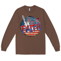 Chestnut faith usa Long Sleeve Tee - CowGirlArtShop