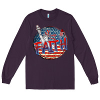 Plum faith usa Long Sleeve Tee - CowGirlArtShop