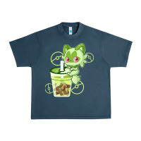 Midnight Navy sprigatito matcha bubble classic . Urban Heavy Tee - tuanDangUi