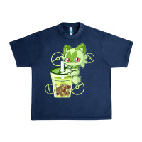 Navy sprigatito matcha bubble classic . Urban Heavy Tee - tuanDangUi