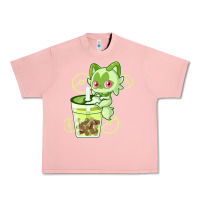 Salmon sprigatito matcha bubble classic . Urban Heavy Tee - tuanDangUi