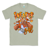 Matcha orange galaxy sneaker girl afro woman Classic Tee - RanaPortraitStore