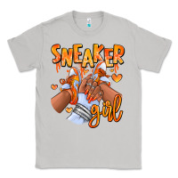 Moon Dust orange galaxy sneaker girl afro woman Classic Tee - RanaPortraitStore