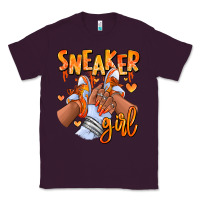 Plum orange galaxy sneaker girl afro woman Classic Tee - RanaPortraitStore