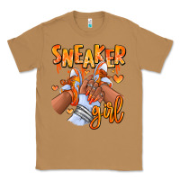 Toasted Coconut orange galaxy sneaker girl afro woman Classic Tee - RanaPortraitStore