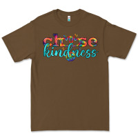 Cacao Lgbtq Choose Kindness With Heart And Peace Premium Tee - BundleAndBundleShop