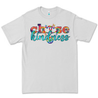 Dove Grey Lgbtq Choose Kindness With Heart And Peace Premium Tee - BundleAndBundleShop