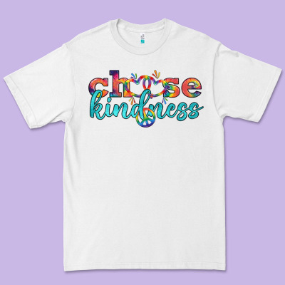 Lgbtq Choose Kindness With Heart And Peace Premium Tee Designed By Bundleandbundleshop