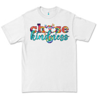 White Lgbtq Choose Kindness With Heart And Peace Premium Tee - BundleAndBundleShop