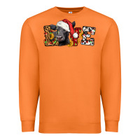 Carrot love christmas black angus Premium Sweatshirt - LillyAllenDesigns
