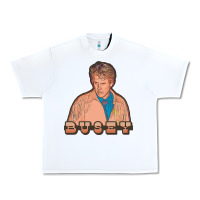 White gary busey Urban Heavy Tee - tuanDangUi