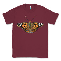 Burgundy Painted Lady Classic Tee - LillyAllenDesigns