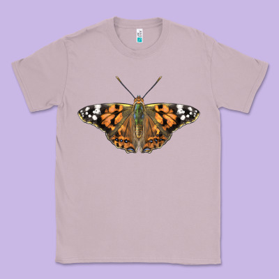 Painted Lady Classic Tee Designed By Lillyallendesigns