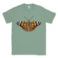 Sage Painted Lady Classic Tee - LillyAllenDesigns