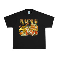 Black Pumpkin farm with truck Urban Heavy Tee - texasbilliewilder