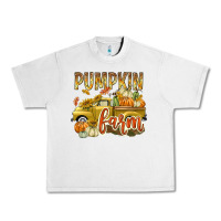 Lunar Rock Pumpkin farm with truck Urban Heavy Tee - texasbilliewilder