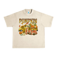 Sandshell Pumpkin farm with truck Urban Heavy Tee - texasbilliewilder