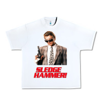 White sledge hammer Urban Heavy Tee - tuanDangUi