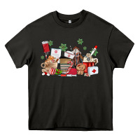 Asphalt nurse coffee cups Heavy Core Tee - MaliasSmallBusiness