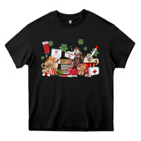 Black nurse coffee cups Heavy Core Tee - MaliasSmallBusiness