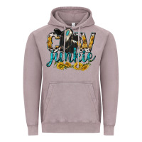Vintage Zinc Cow Junkie with Cow Vintage Hoodie - texasbilliewilder