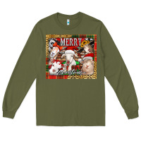 Army Green merry Christmas goats tumbler Long Sleeve Tee - Jasminsmagicworld