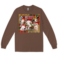 Chestnut merry Christmas goats tumbler Long Sleeve Tee - Jasminsmagicworld
