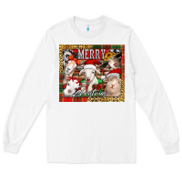 White merry Christmas goats tumbler Long Sleeve Tee - Jasminsmagicworld