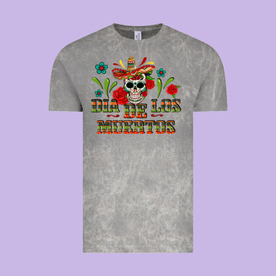 Dia De Los Muertos Vintage Tee Designed By Texasbilliewilder