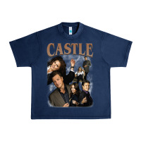 Navy castle Urban Heavy Tee - tuanDangUi