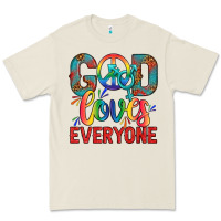 Bone Lgbtq God Loves Everyone With Unicorn Premium Tee - BundleAndBundleShop