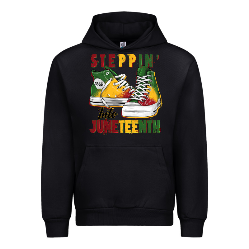 Steppin' Into Juneteenth Urban Hoodie by BarkalooDesign | Teevron