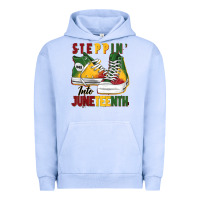 Pigment Grape Ice steppin' into juneteenth Urban Hoodie - BarkalooDesign