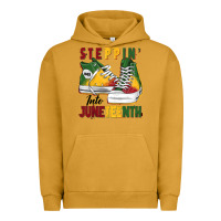 Pigment Peanut Butter steppin' into juneteenth Urban Hoodie - BarkalooDesign