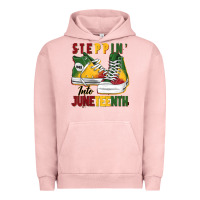 Pigment Salmon steppin' into juneteenth Urban Hoodie - BarkalooDesign