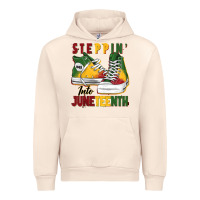 Sandshell steppin' into juneteenth Urban Hoodie - BarkalooDesign