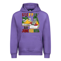 Tulip steppin' into juneteenth Urban Hoodie - BarkalooDesign
