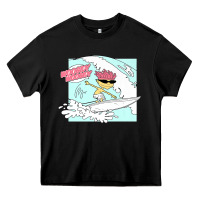 Black Rocket Power Otto Woogidy Woogidy Surfs Up Heavy Core Tee - tuanDangUi