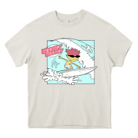 Cream Rocket Power Otto Woogidy Woogidy Surfs Up Heavy Core Tee - tuanDangUi