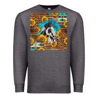 Charcoal Heather western paint horse Premium Sweatshirt - LillyAllenDesigns