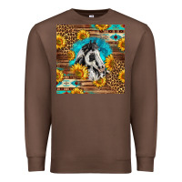 Chestnut western paint horse Premium Sweatshirt - LillyAllenDesigns