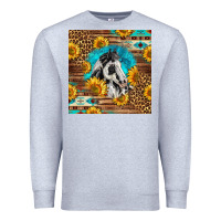 Heather Grey western paint horse Premium Sweatshirt - LillyAllenDesigns
