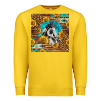 Lemon western paint horse Premium Sweatshirt - LillyAllenDesigns
