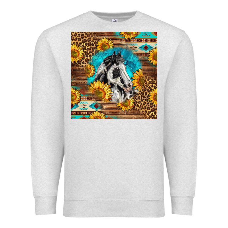 Western Paint Horse Premium Sweatshirt by LillyAllenDesigns | Teevron